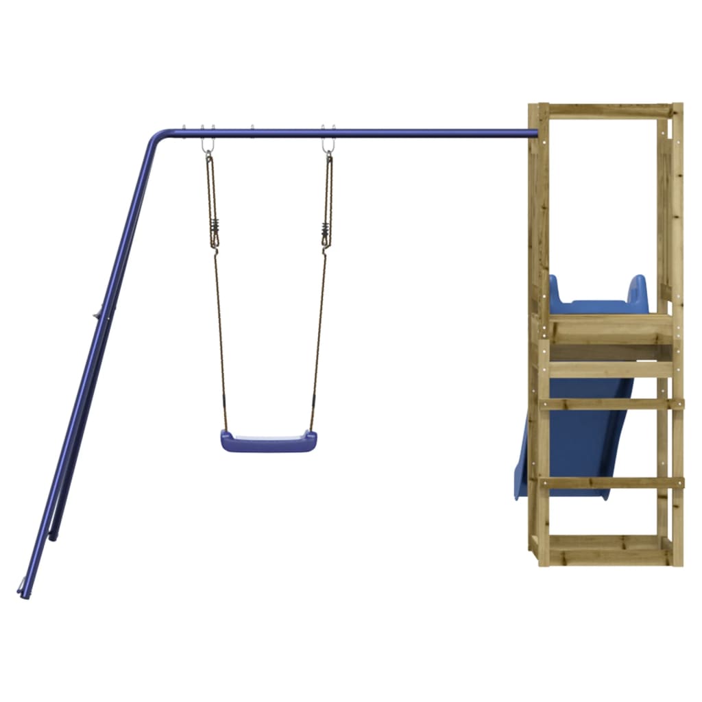 Set da Gioco da Esterno in Legno di Pino Impregnato - homemem39