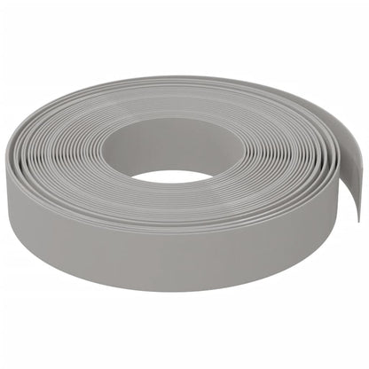 Bordature da Giardino 4 pz Grigie 10 m 10 cm in Polietilene | homemem39