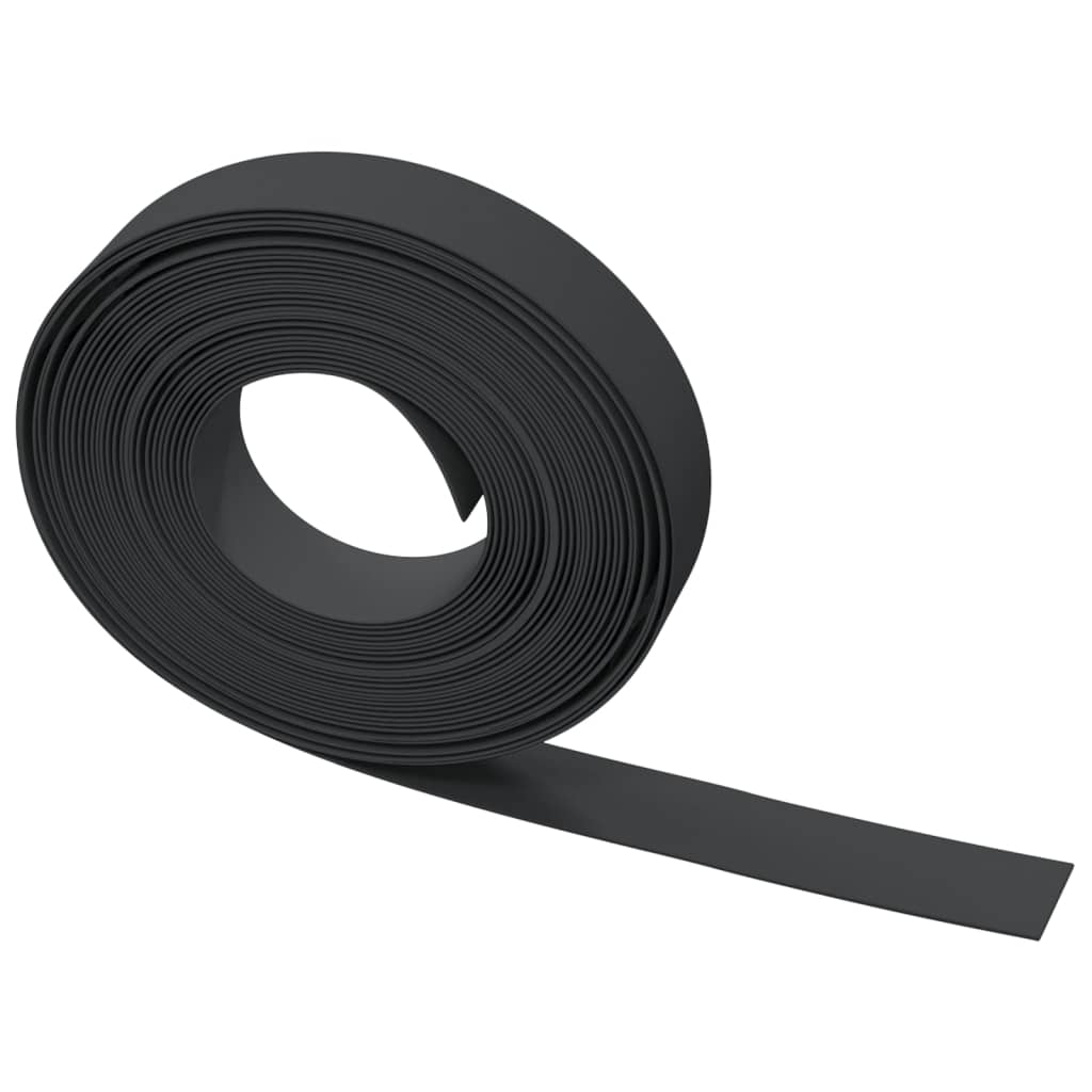 Bordature da Giardino 2 pz Nere 10 m 10 cm in Polietilene | homemem39