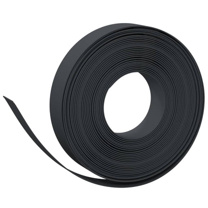 Bordature da Giardino 4 pz Nere 10 m 10 cm in Polietilene | homemem39