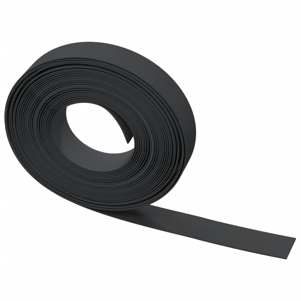 Bordature da Giardino 5 pz Nere 10 m 10 cm in Polietilene | homemem39