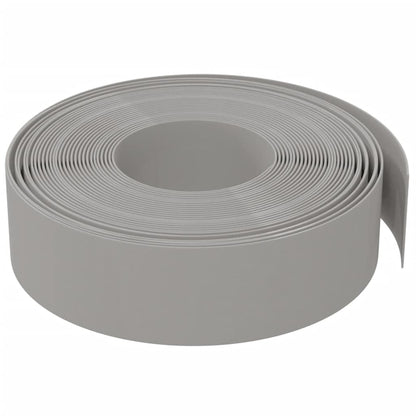Bordature da Giardino 3 pz Grigie 10 m 15 cm in Polietilene - homemem39
