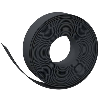 Bordature da Giardino 2 pz Nere 10 m 15 cm in Polietilene | homemem39