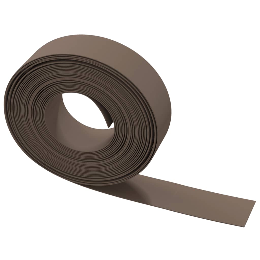 Bordature da Giardino 3 pz Marroni 10 m 15 cm in Polietilene | homemem39
