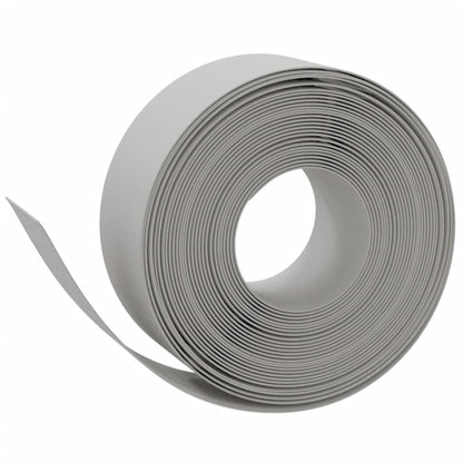 Bordature da Giardino 2 pz Grigie 10 m 20 cm in Polietilene