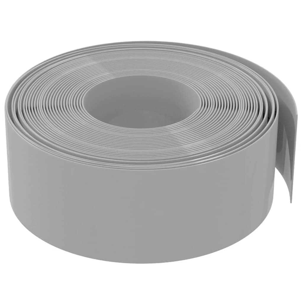 Bordature da Giardino 3 pz Grigie 10 m 20 cm in Polietilene | homemem39