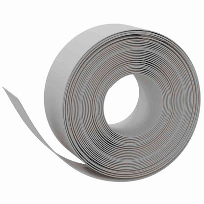 Bordature da Giardino 4 pz Grigie 10 m 20 cm in Polietilene | homemem39