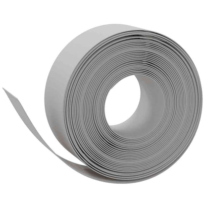 Bordature da Giardino 5 pz Grigie 10 m 20 cm in Polietilene | homemem39