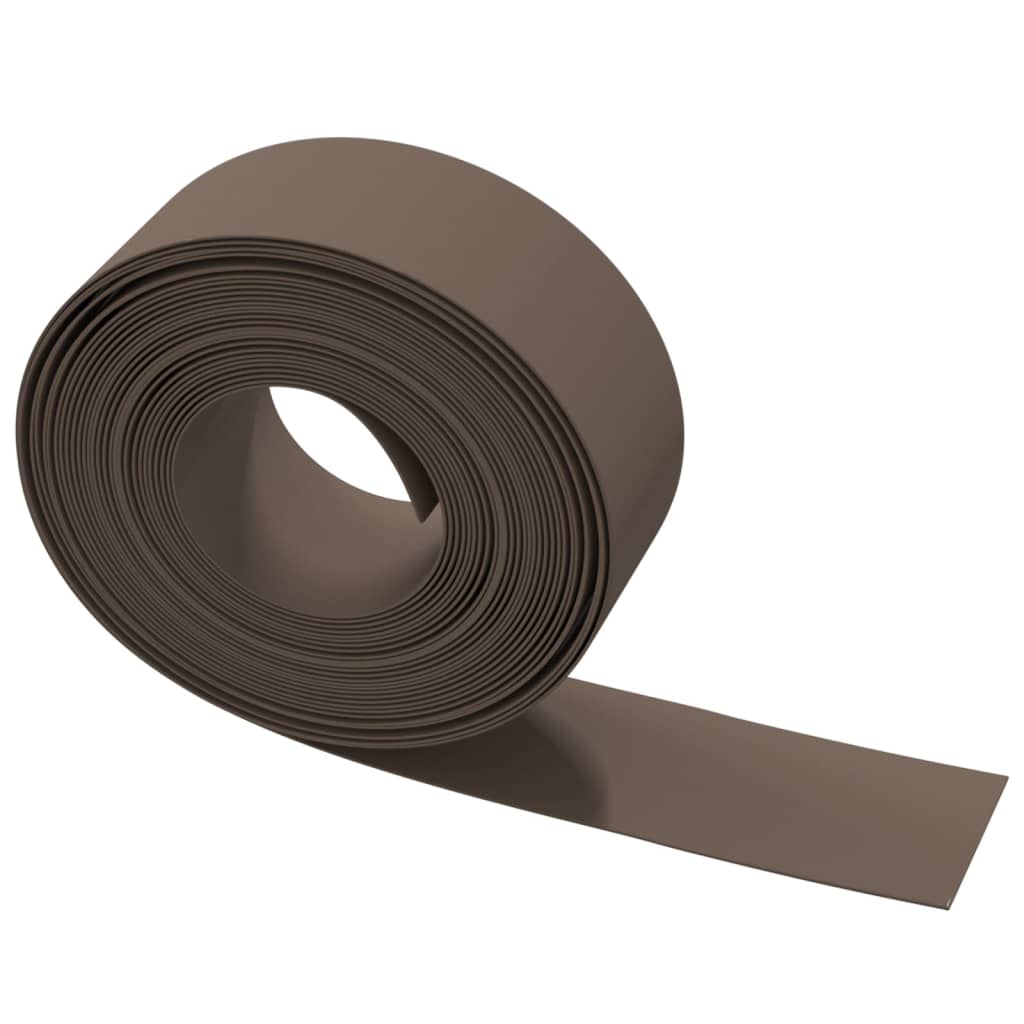 Bordature da Giardino 4 pz Marroni 10 m 20 cm in Polietilene | homemem39