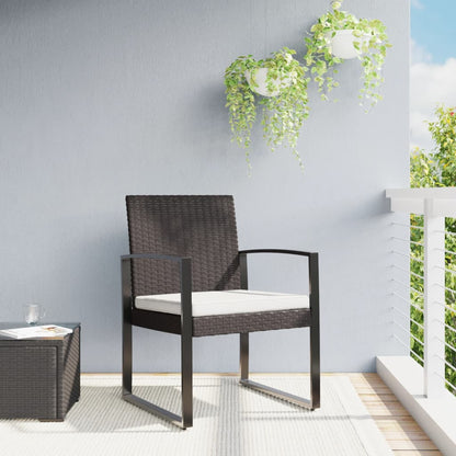 Sedie da Pranzo da Giardino 2 pz Marroni in Rattan PP - homemem39