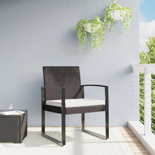 Sedie da Pranzo da Giardino 2 pz Marroni in Rattan PP - homemem39