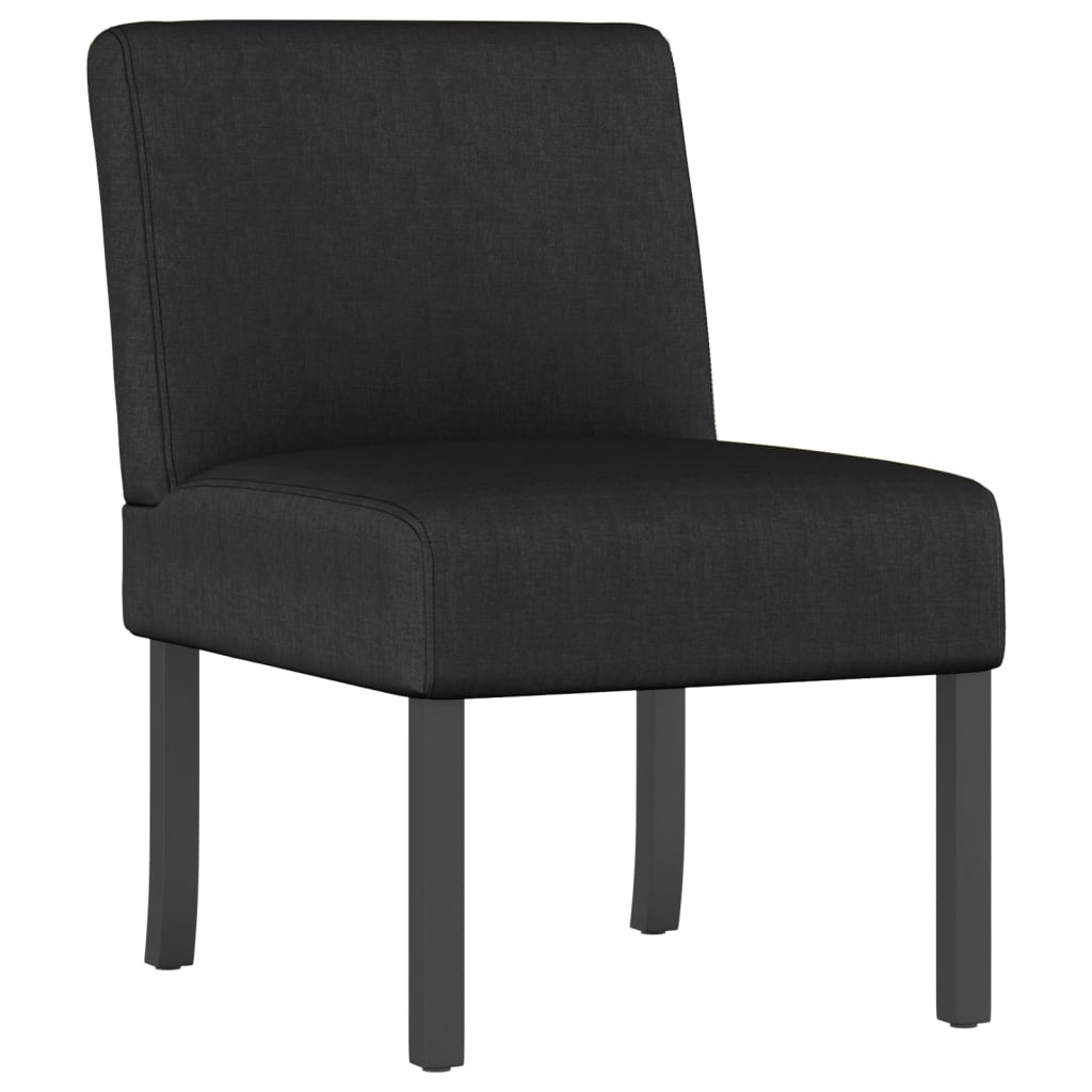 Sedia Pantofola in Tessuto Nero