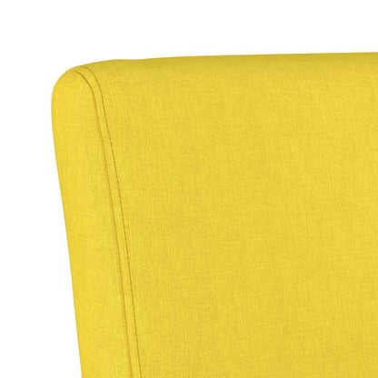 Sedia Pantofola Giallo Chiaro in Tessuto
