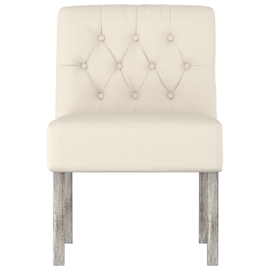 Sedia Pantofola in Lino Design Bottoni - homemem39