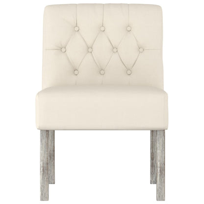 Sedia Pantofola in Lino Design Bottoni - homemem39