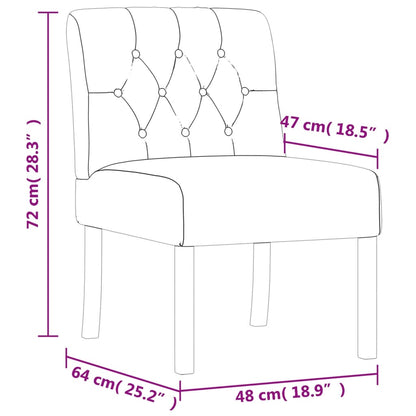 Sedia Pantofola in Lino Design Bottoni - homemem39