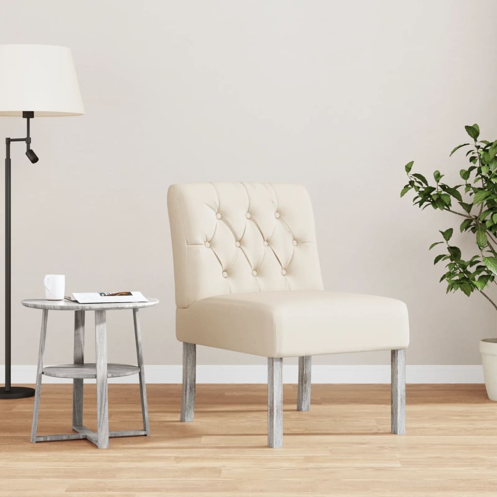 Sedia Pantofola in Lino Design Bottoni - homemem39