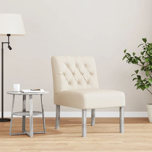 Sedia Pantofola in Lino Design Bottoni - homemem39