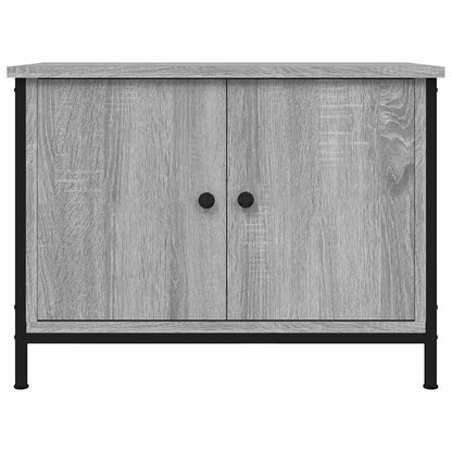 Mobile TV con Ante Grigio Sonoma 60x35x45 cm Legno Multistrato