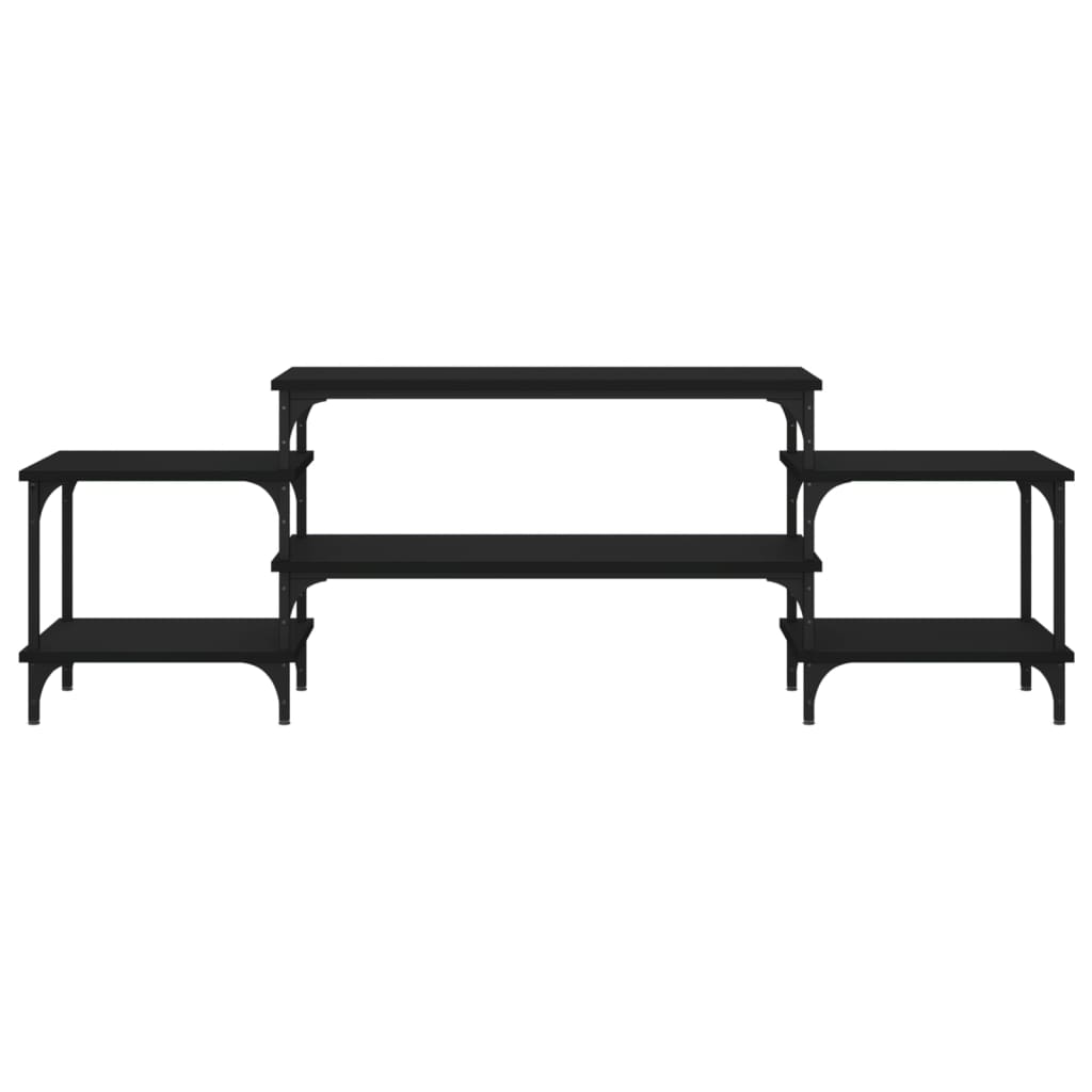 Mobile Porta TV Nero 157x35x52 cm in Legno Multistrato