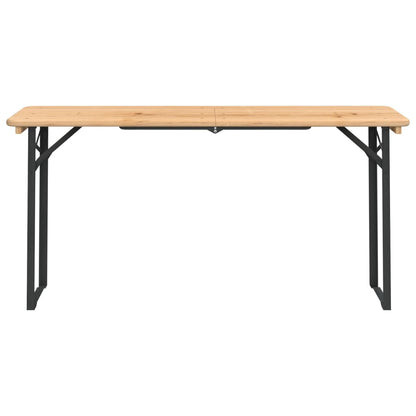 Set Tavolo Birreria Pieghevole 3 pz in Legno Massello di Abete | homemem39
