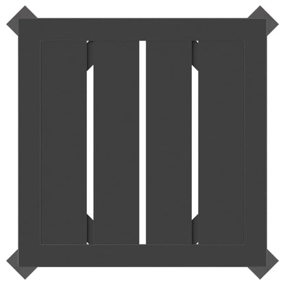 Tavolo da Giardino Antracite 34x34x38 cm Acciaio - homemem39