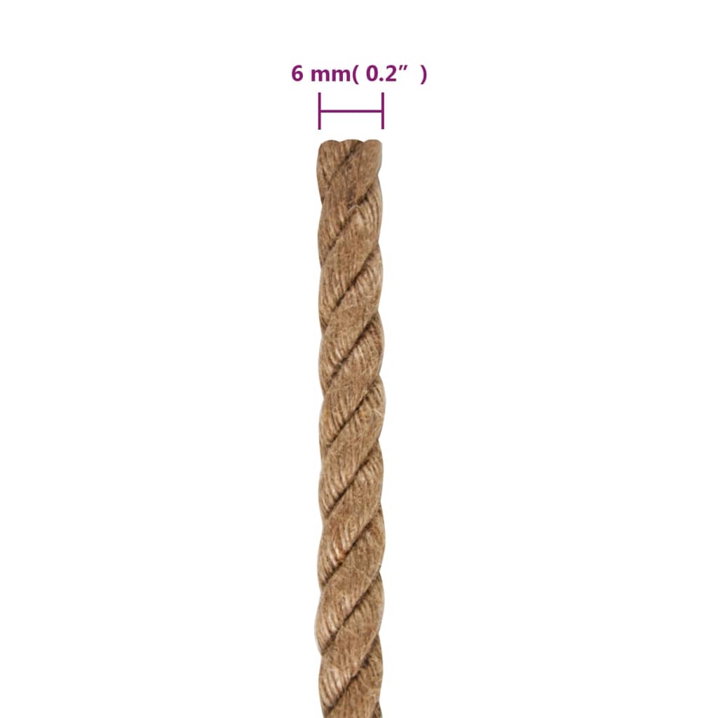 Corda in Juta Lunga 25 m Spessa 6 mm | homemem39