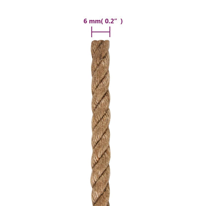 Corda in Juta Lunga 25 m Spessa 6 mm | homemem39