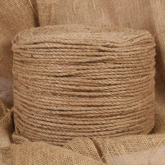 Corda in Juta Lunga 50 m Spessa 6 mm - homemem39
