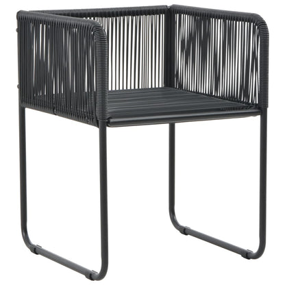 Set da Pranzo da Giardino 5 pz Nero | homemem39
