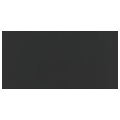 Set da Pranzo da Giardino 5 pz Nero - homemem39