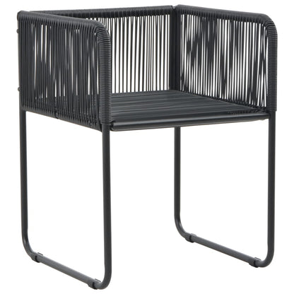 Set da Pranzo da Giardino 5 pz Nero | homemem39