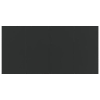 Set da Pranzo da Giardino 7 pz Nero - homemem39