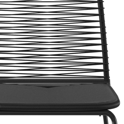 Set da Pranzo da Giardino 5 pz Nero | homemem39