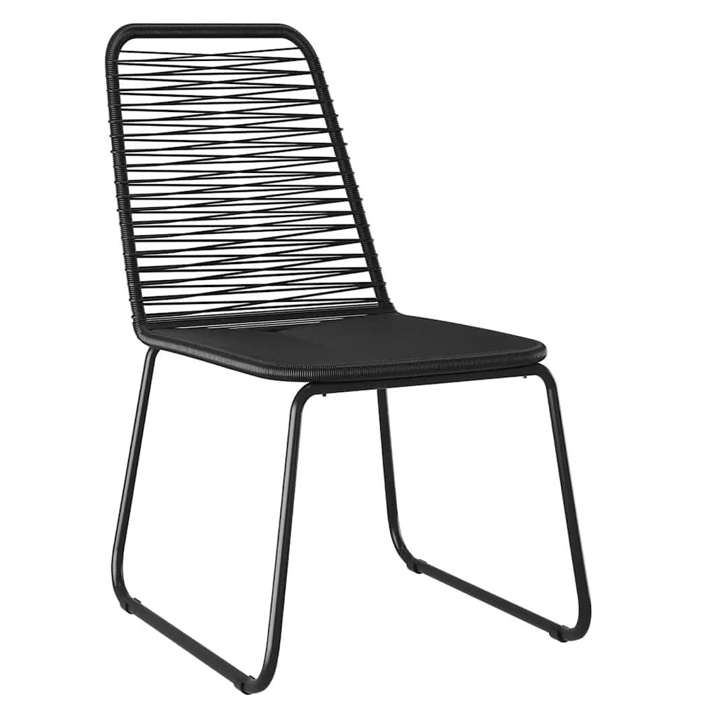 Set da Pranzo da Giardino 5 pz Nero | homemem39
