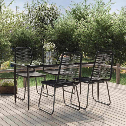 Set da Pranzo da Giardino 5 pz Nero | homemem39