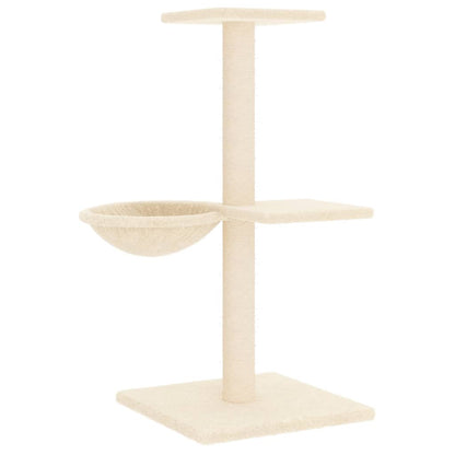 Albero per Gatti con Tiragraffi in Sisal Crema 72 cm | homemem39