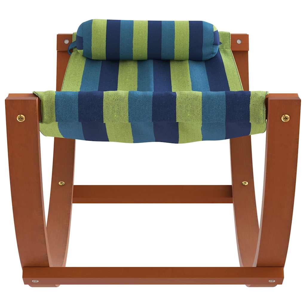 Amaca a Dondolo per Bambini Blu e Verde in Tessuto - homemem39