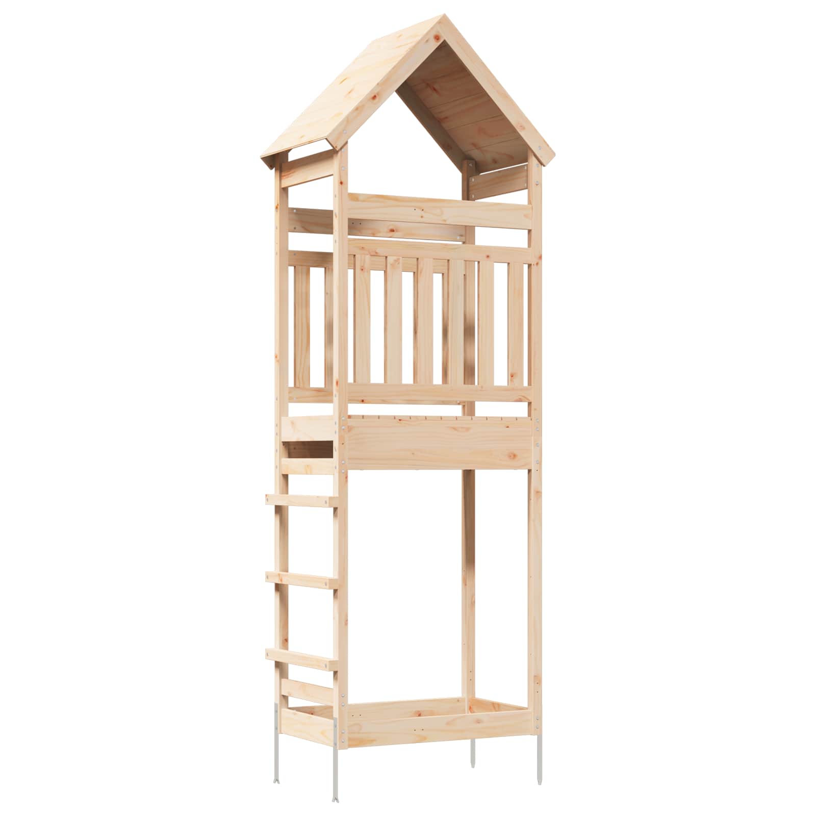 Torre da Gioco per Esterni Naturale Legno di pino massiccio | homemem39