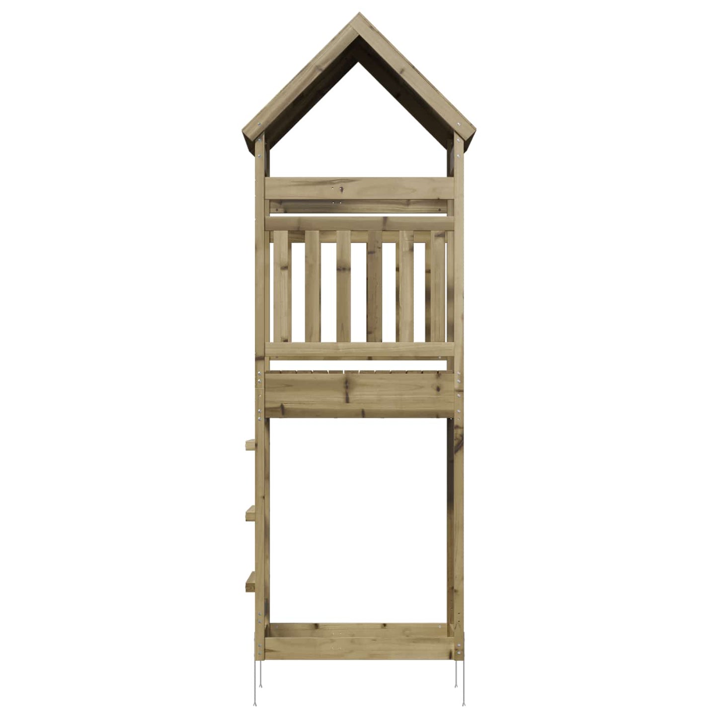 Torre da Gioco per Esterni Naturale Pino impregnato solido | homemem39
