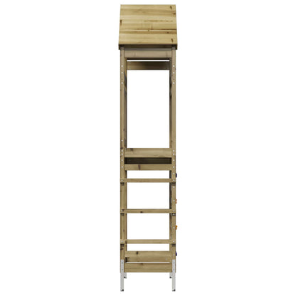 Torre da Gioco per Esterni Naturale Pino Solido Impregnato | homemem39