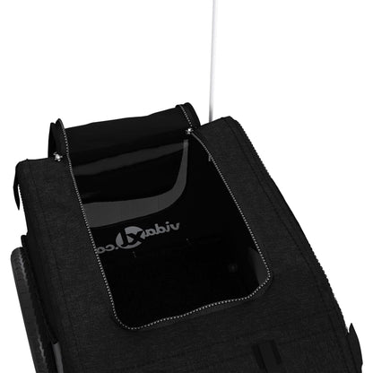 Rimorchio da Bici per Animali Nero Oxford e Ferro | homemem39