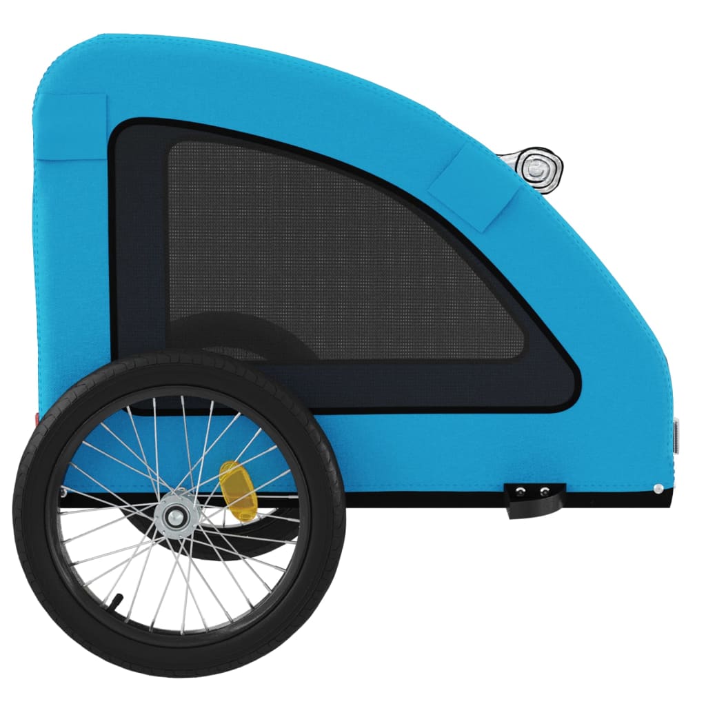 Rimorchio da Bici per Animali Blu Oxford e Ferro - homemem39