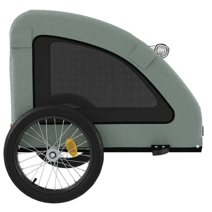 Rimorchio da Bici per Animali Grigio Oxford e Ferro - homemem39