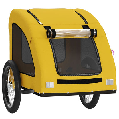Rimorchio da Bici per Animali Giallo Oxford e Ferro - homemem39