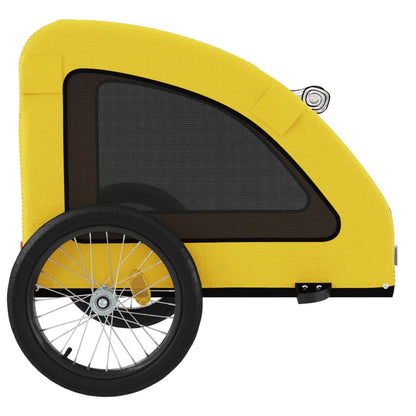 Rimorchio da Bici per Animali Giallo Oxford e Ferro - homemem39
