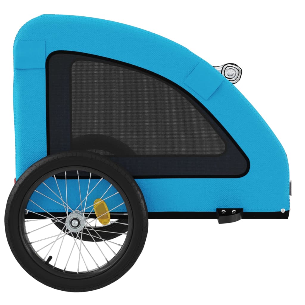 Rimorchio da Bici per Animali Blu Oxford e Ferro - homemem39