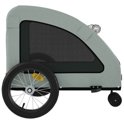 Rimorchio da Bici per Animali Grigio Oxford e Ferro - homemem39