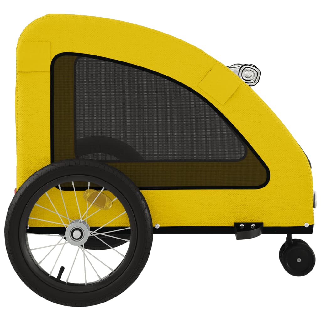 Rimorchio da Bici per Animali Giallo Oxford e Ferro - homemem39