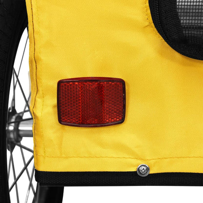 Rimorchio da Bici per Animali Giallo Oxford e Ferro - homemem39